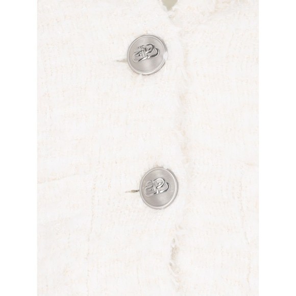 Balenciaga Crop Button Cardigan – White - NWT - Picture 5 of 5